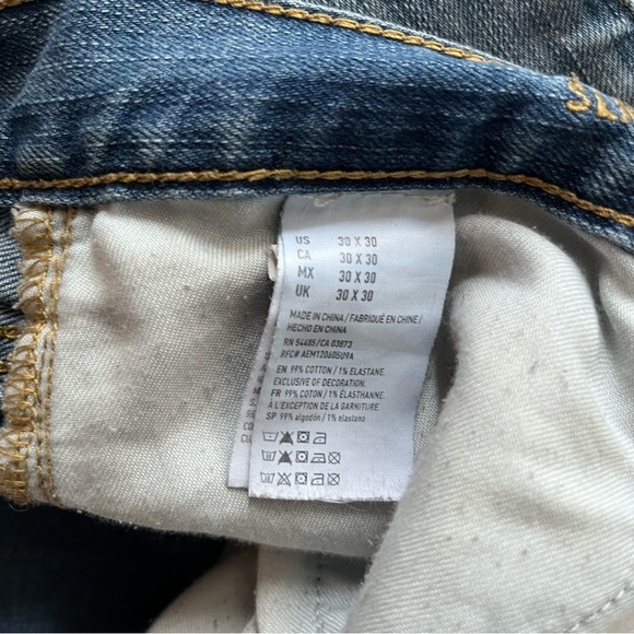 AMERICAN Eagle Core Flex Slim Taper Jeans - Picture 9 of 11